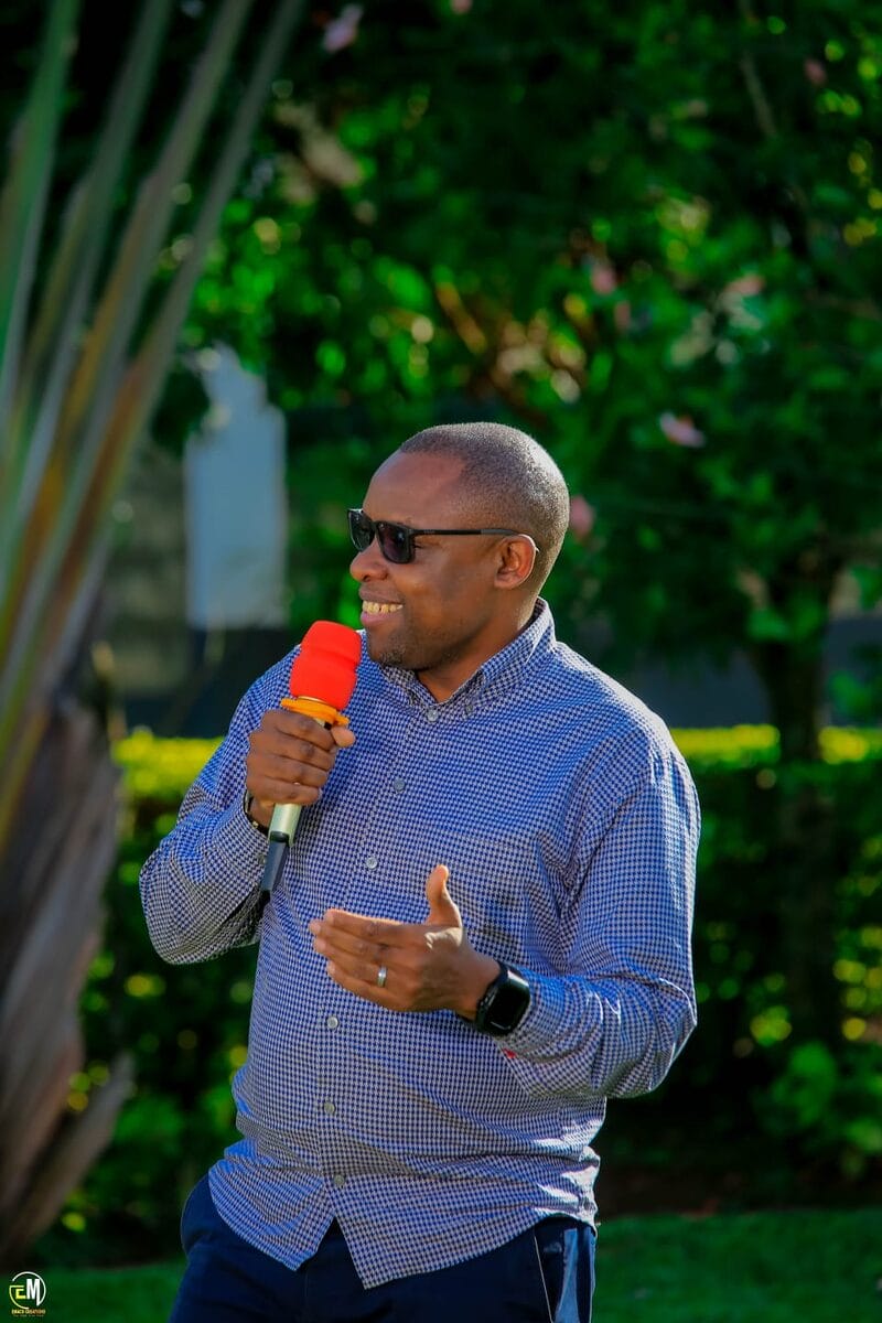 Addressing the team